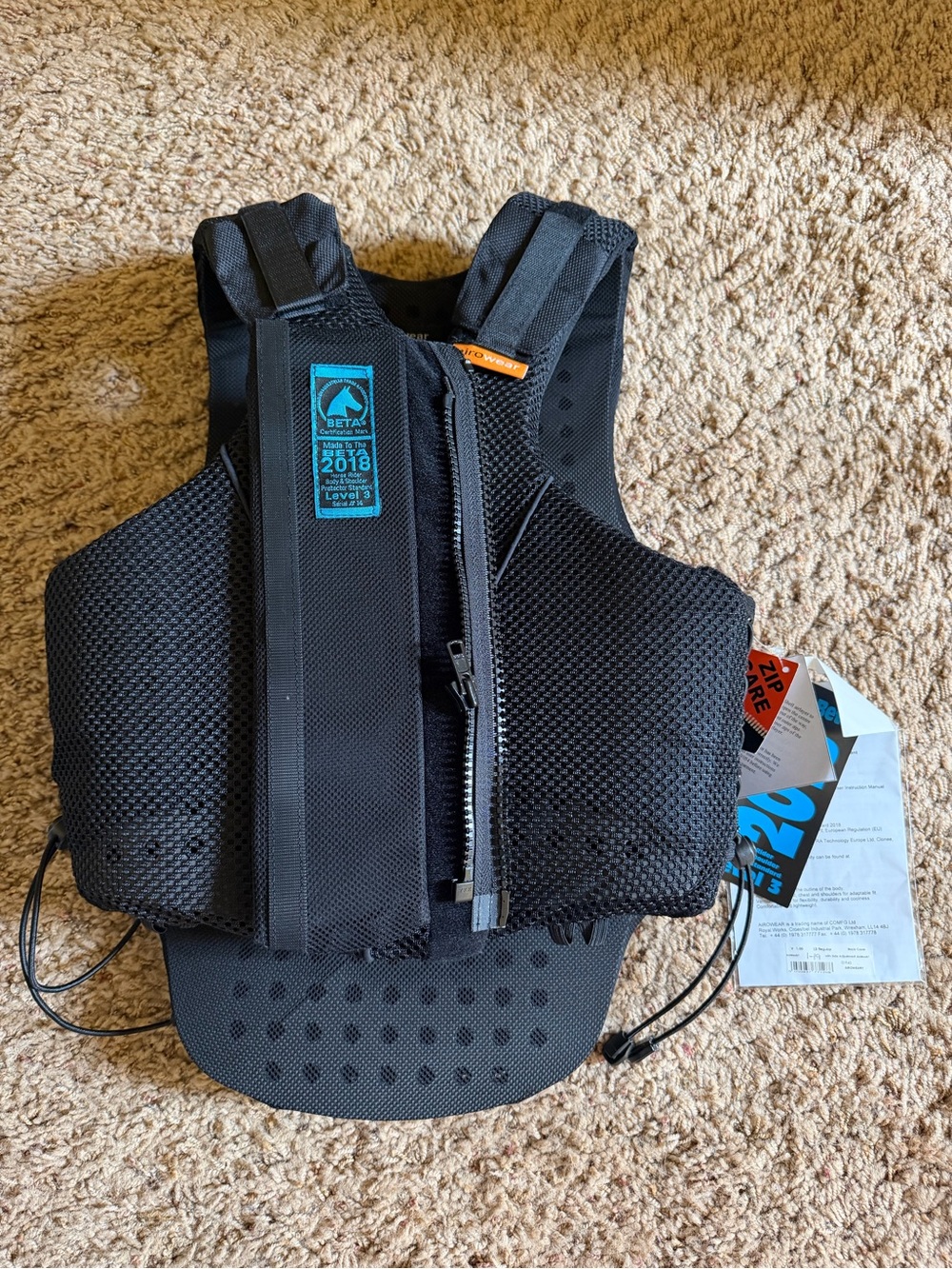 Charles Owen Airowear AirMesh Body Protector Vest Ladies L3 NWT